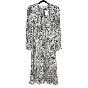 NWT J.Crew Parisian Chic Mob Wife Midi Dress Womens Size 6 Classic Preppy